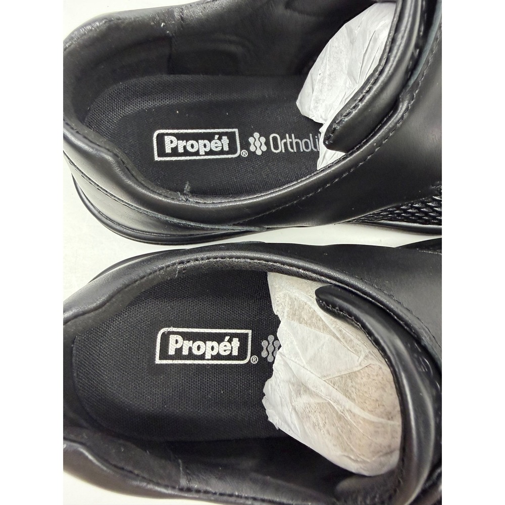 Propet Womens Olivia Black Hook and Loop Adjustable Orthopedic Shoes 9 M (B) - Picture 12 of 17